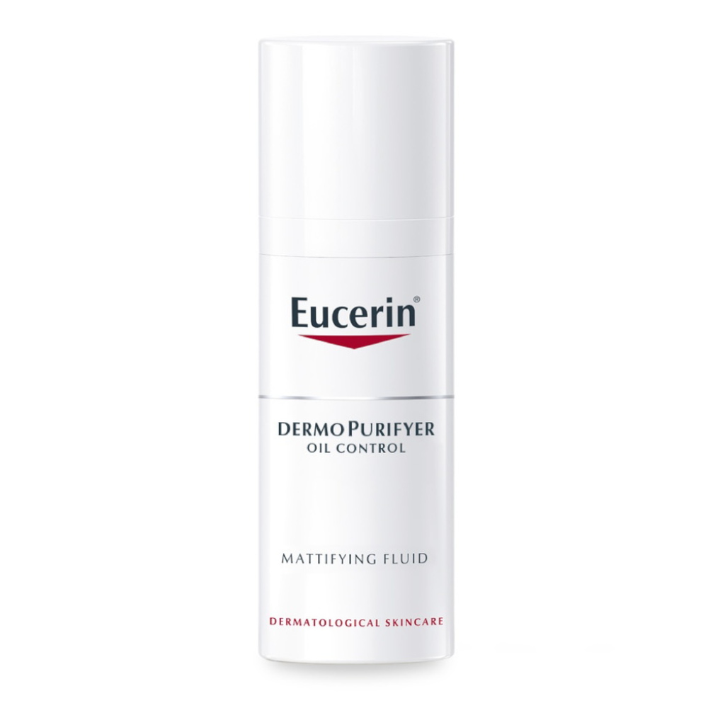 Eucerin DermoPurifyer Oil Control Mattifying Fluid 50ml كريم لإزالة لمعان الوجه