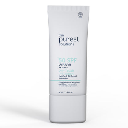 The Purest Solutions Dry Touch Spf50+ Cream 50ml واقي شمس للبشرة الدهنية والمختلطة