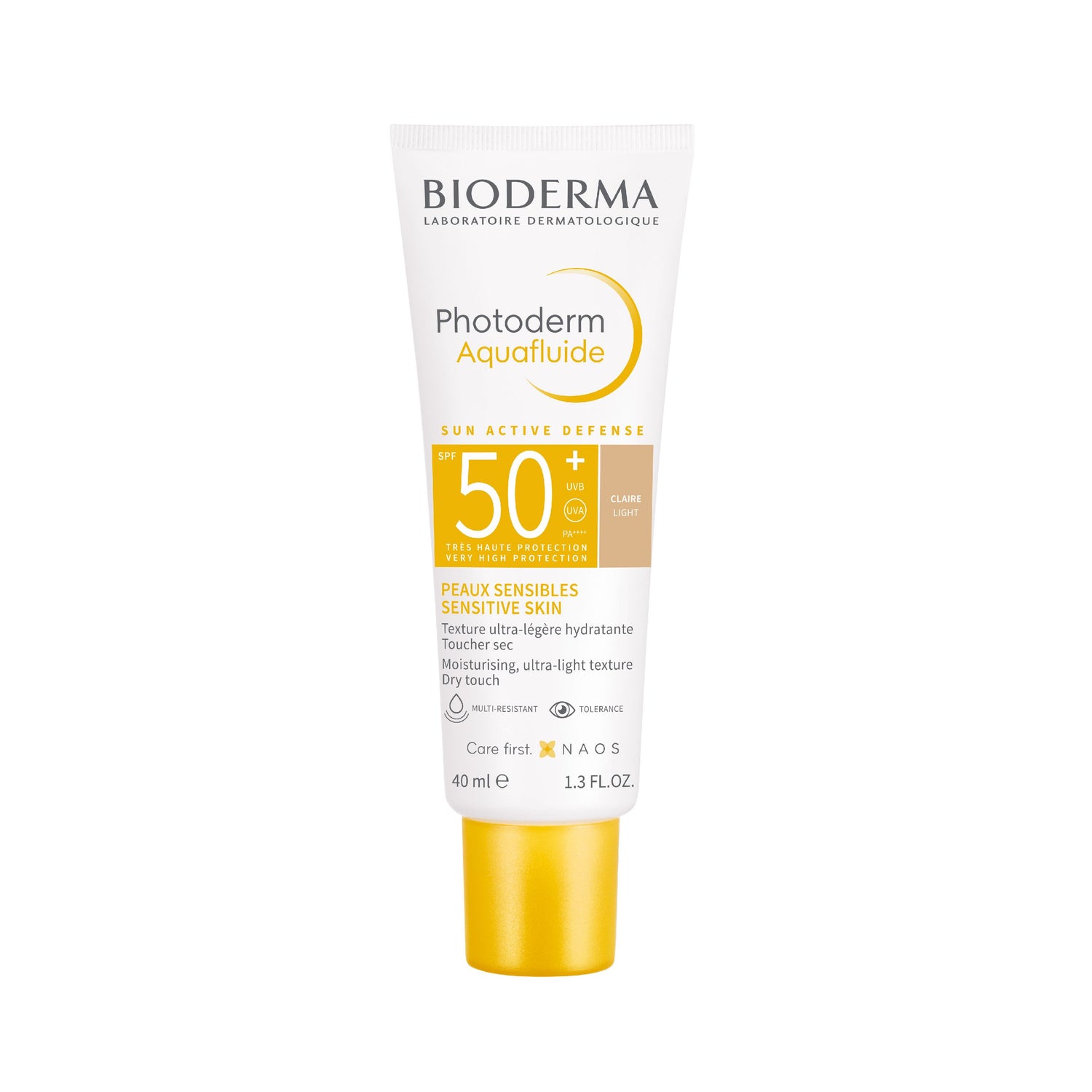 Bioderma Photoderm Spf50+ Tinted Aquafluid 40ml واقي شمس للبشرة المختلطة مع لون