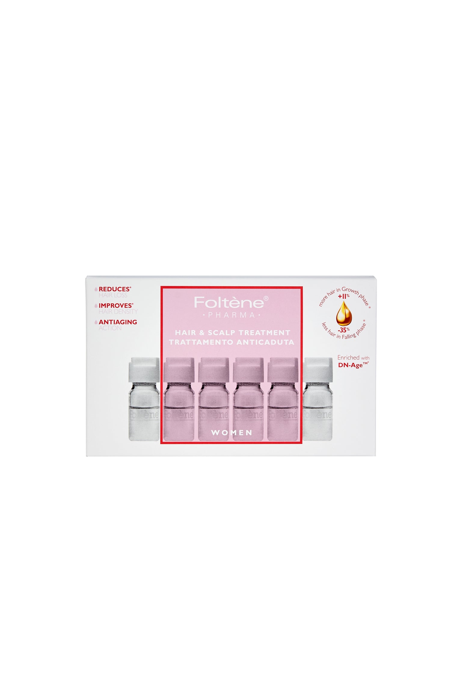 Foltene Hair &amp; Scalp Treatment (Women) Amp 12 Pcs أمبولات علاج تساقط الشعر عند النساء