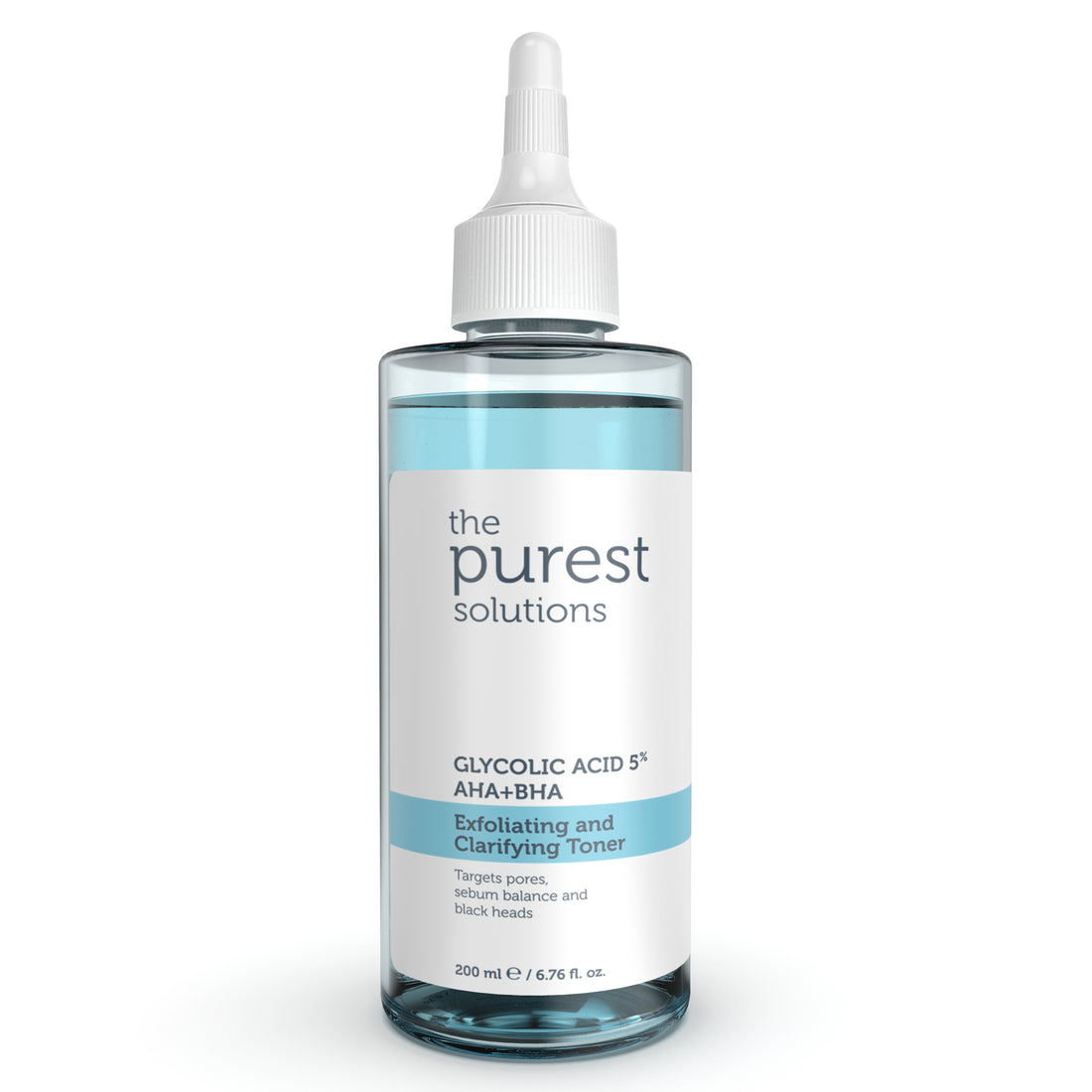 The Purest Solutions Glycolic Acid 5% AHA + BHA Exfoliating Toner 200ml تونر احماض الفواكة