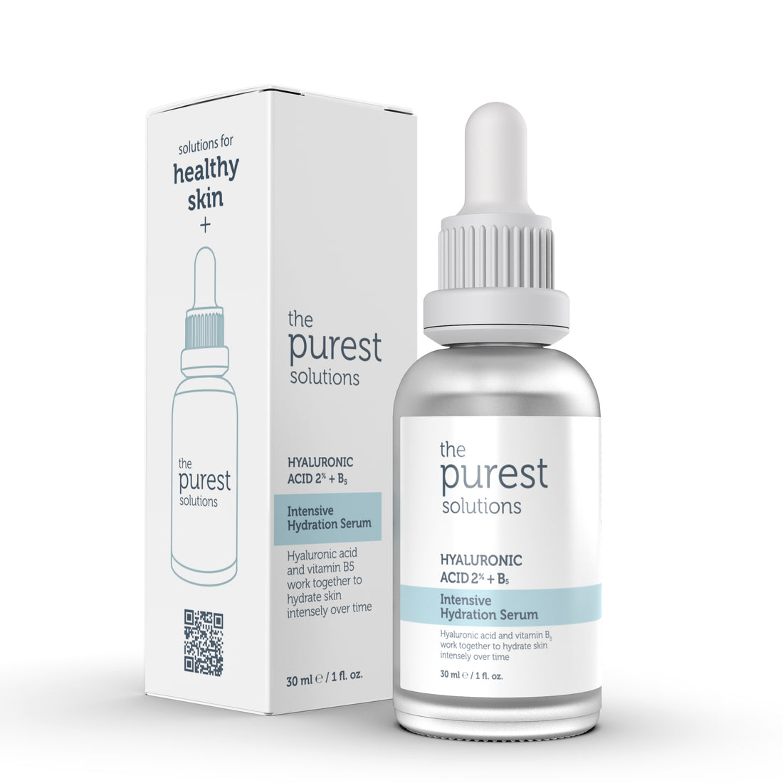 The Purest Solutions Hyaluronic Acid 2% + B5 Intensive Hydration Serum 30ml سيروم الهايلورونيك للترطيب