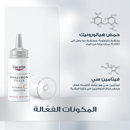 Eucerin Hyaluron Filler Vitamin C Booster 8ml سيروم فيتامين سي