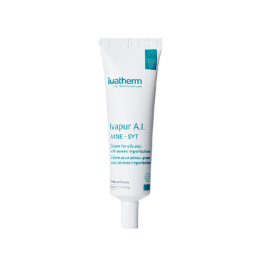 Ivatherm Ivapur AI Akne-Syt Cream 30ml كريم معالج لحب الشباب