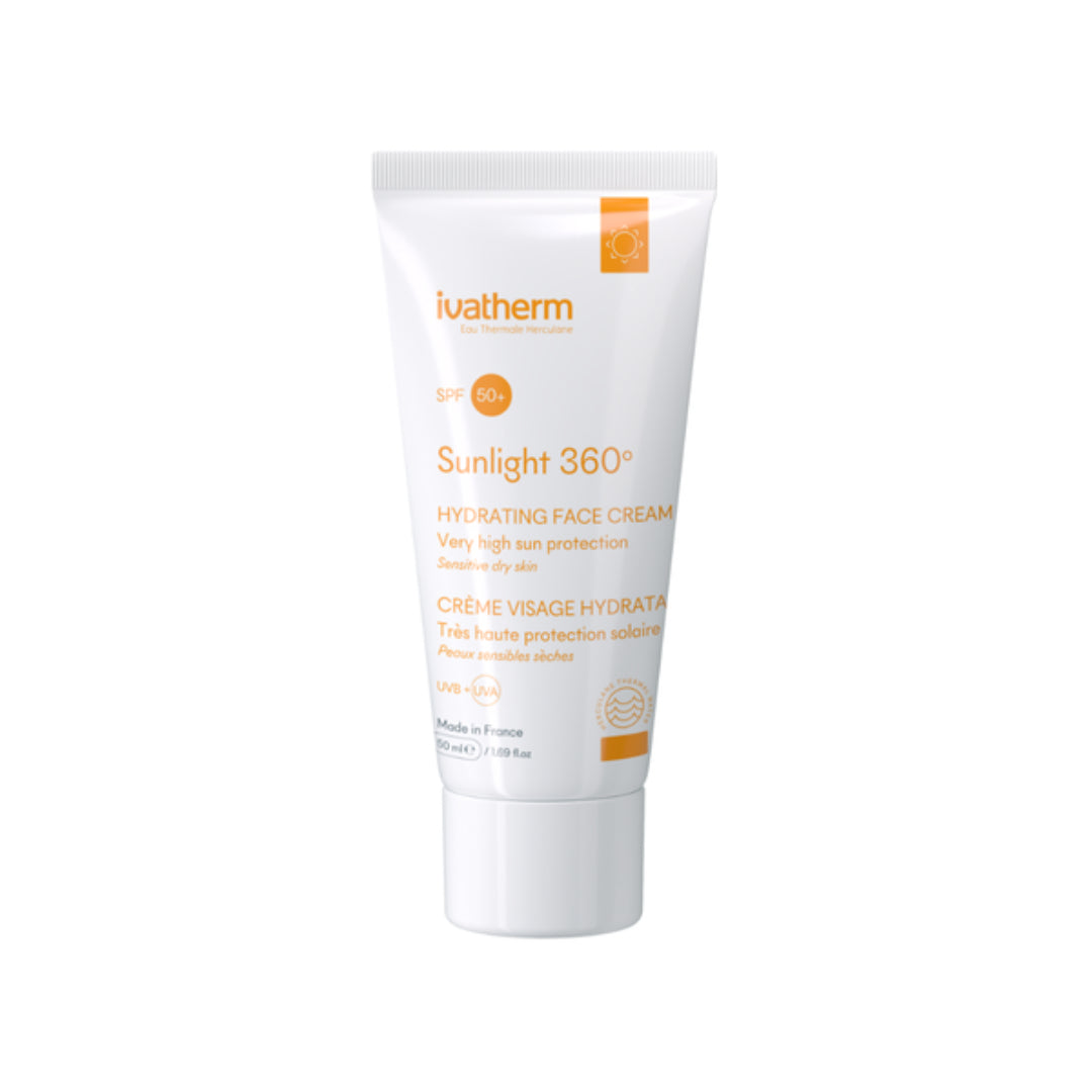 Ivatherm Sunlight Cream Spf50+ 50ml واقي شمس للبشرة الجافة