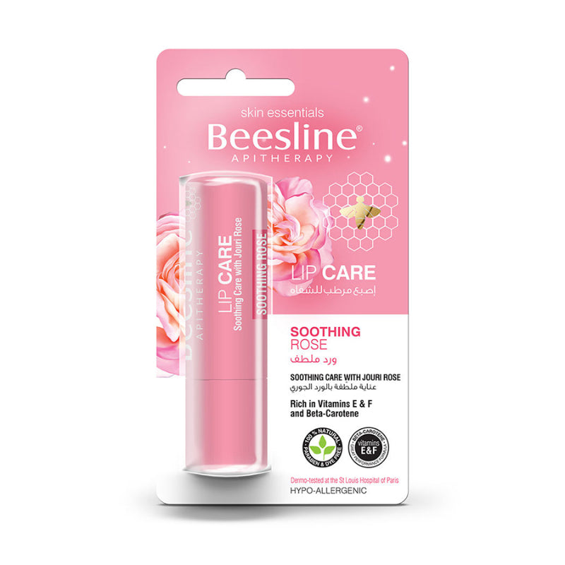 Beesline  Soothing Jouri Rose Lip Balm 4g مرطب الشفاه بالورد الجوري