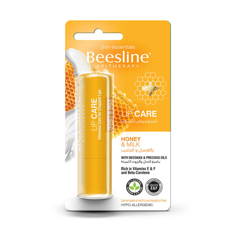 Beesline  Honey &amp; Milk Lip Balm 4g مرطب الشفاه بالعسل والحليب