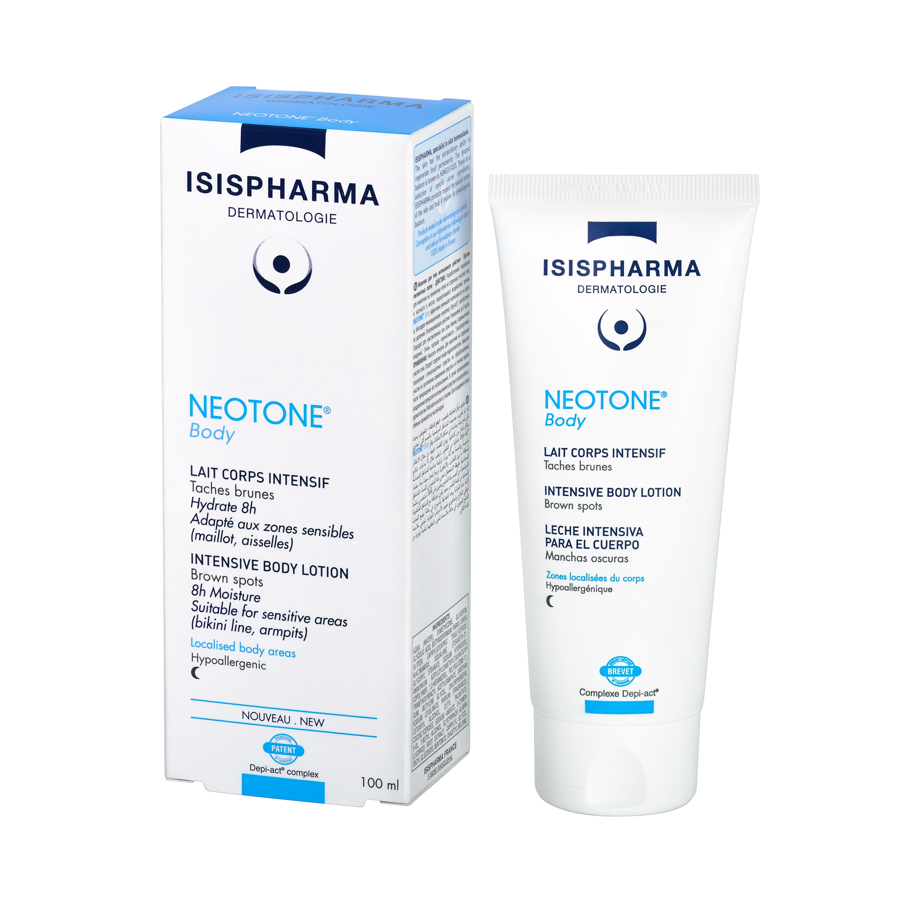 Isis Pharma Neotone Body Lotion 100ml كريم لتفتيح الجسم