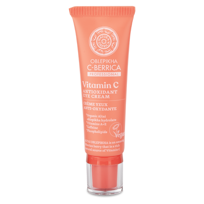 Natura Siberica Oblepikha C-Berrica Antioxidant Eye Cream 30ml كريم فيتامين سي العضوي لمنطقة العين