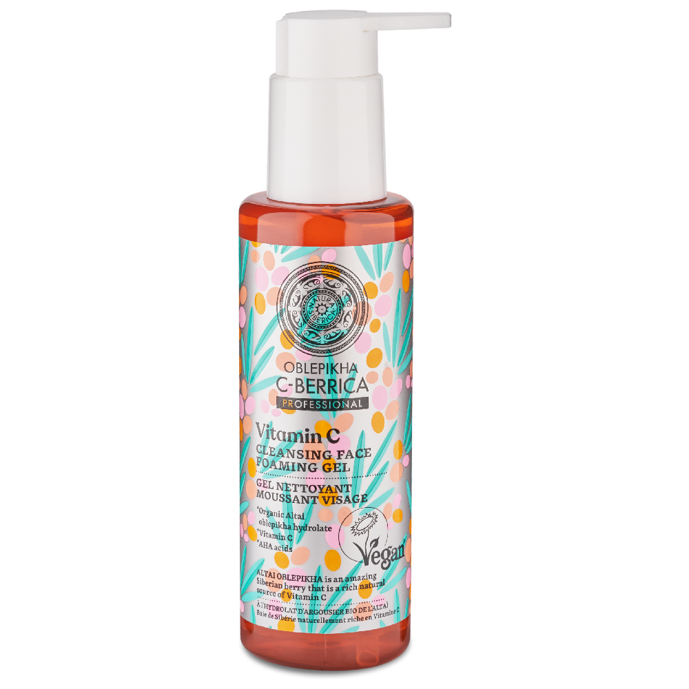 Natura Siberica Oblepikha C-Berrica Foaming Gel 145ml غسول فيتامين سي العضوي