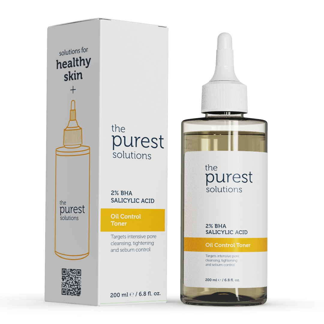 The Purest Solutions Oil Control Toner 2% Bha Salicylic Acid 200ml تونر للبشرة الدهنية