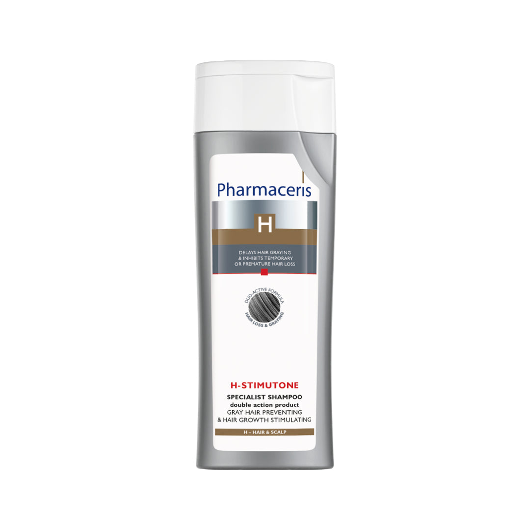 Pharmaceris H Gray Hair Preventing &amp; Growth Shampoo 250ml لمنع شيب الشعر وتعزيز نموه