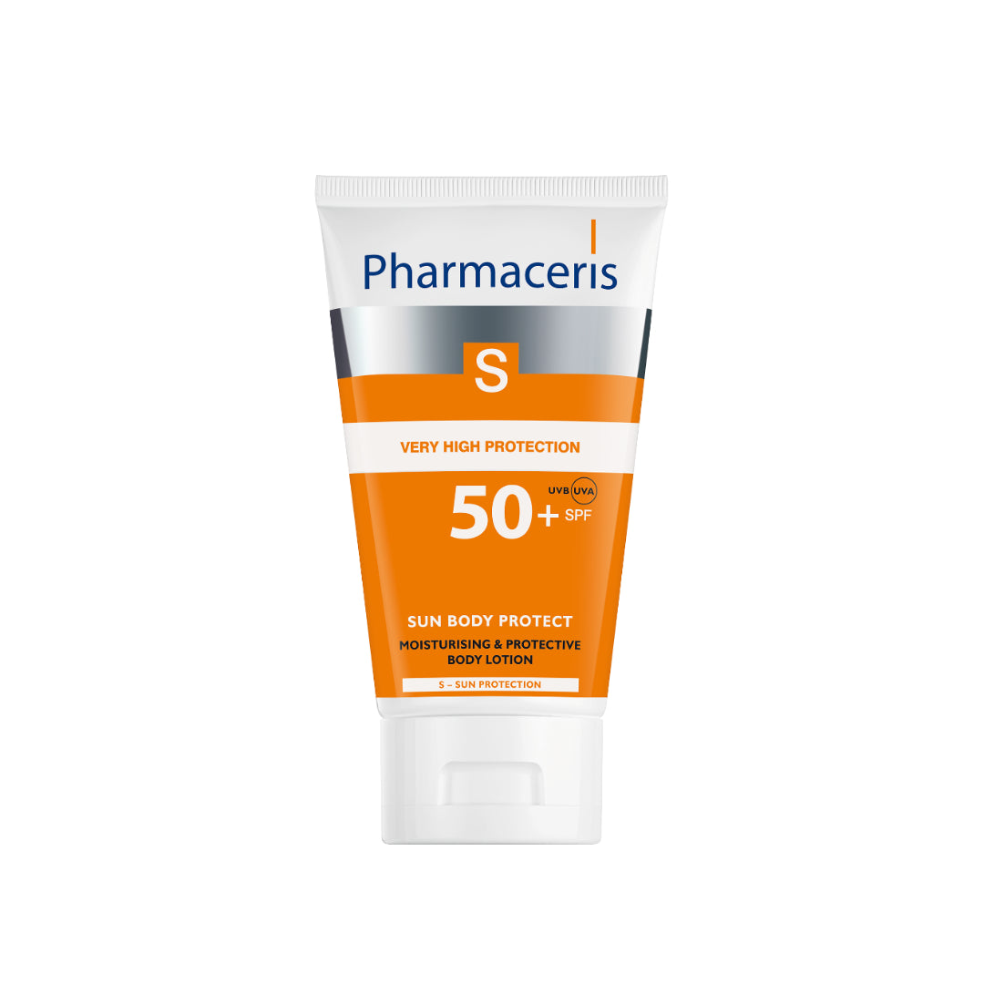 Pharmaceris S Moisturizing & Protective Body Lotion Spf50+ 150ml واقي شمس للجسم
