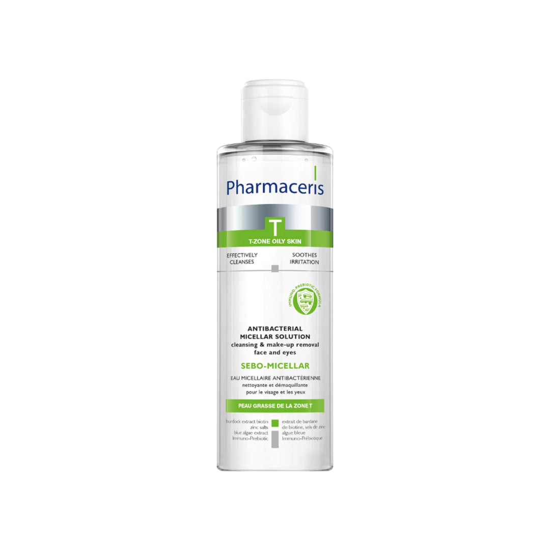 Pharmaceris T Sebo-micellar Solution Face And Eye 200ml مزيل مكياج للبشرة الدهنية
