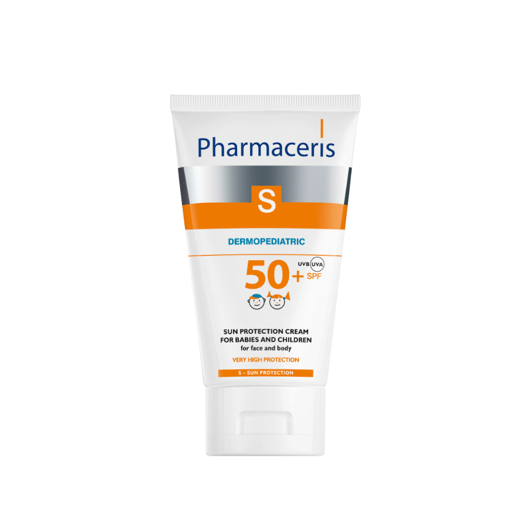 Pharmaceris Sun Protection Babies &amp; Children Spf50+ Cream 125ml واقي شمس للاطفال