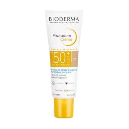 Bioderma Photoderm Spf50+ Tinted Light Cream 40ml و اقي شمس للبشرة الجافة