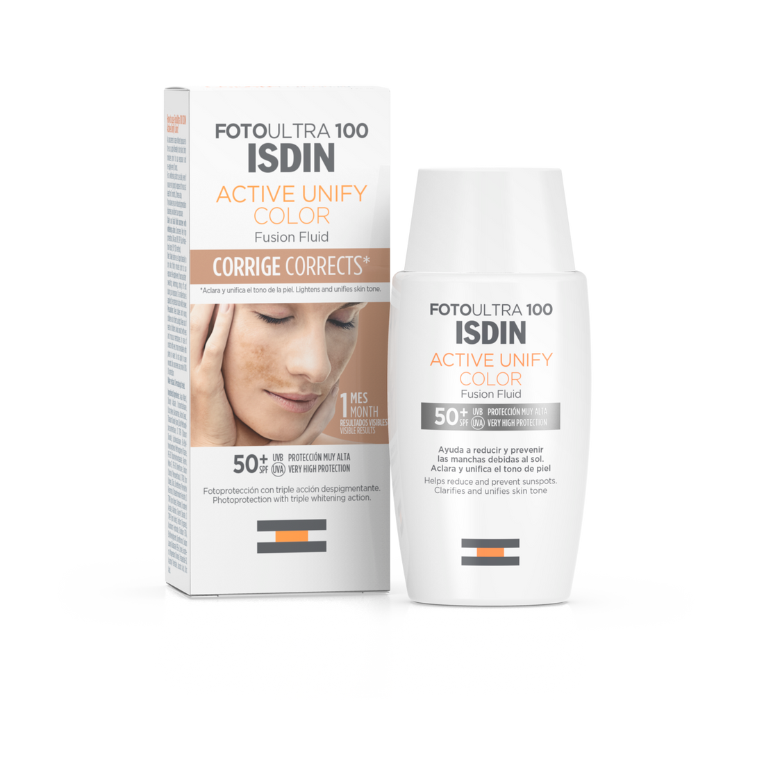 ISDIN Photoultra Active Unify color SPF50+ 50ml واقي شمس مضاد للتصبغات