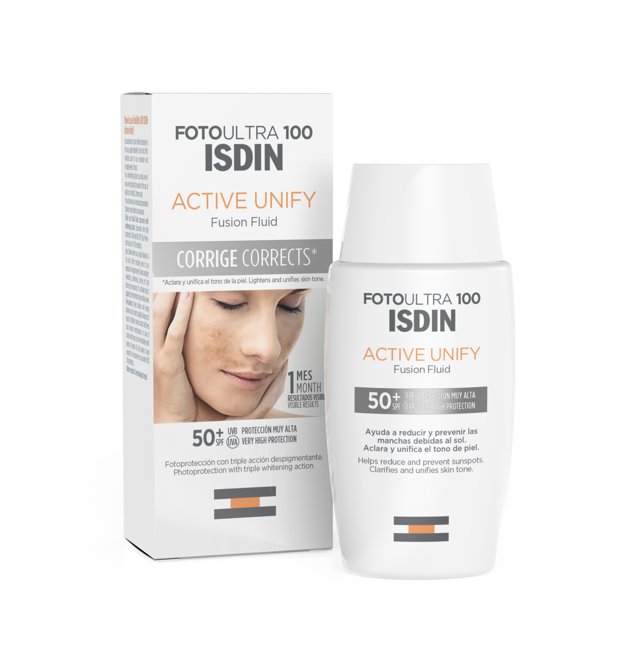 ISDIN Photoultra Active Unify SPF50+ 50ml واقي شمس مضاد للتصبغات