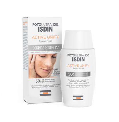 ISDIN Photoultra Active Unify SPF50+ 50ml واقي شمس مضاد للتصبغات