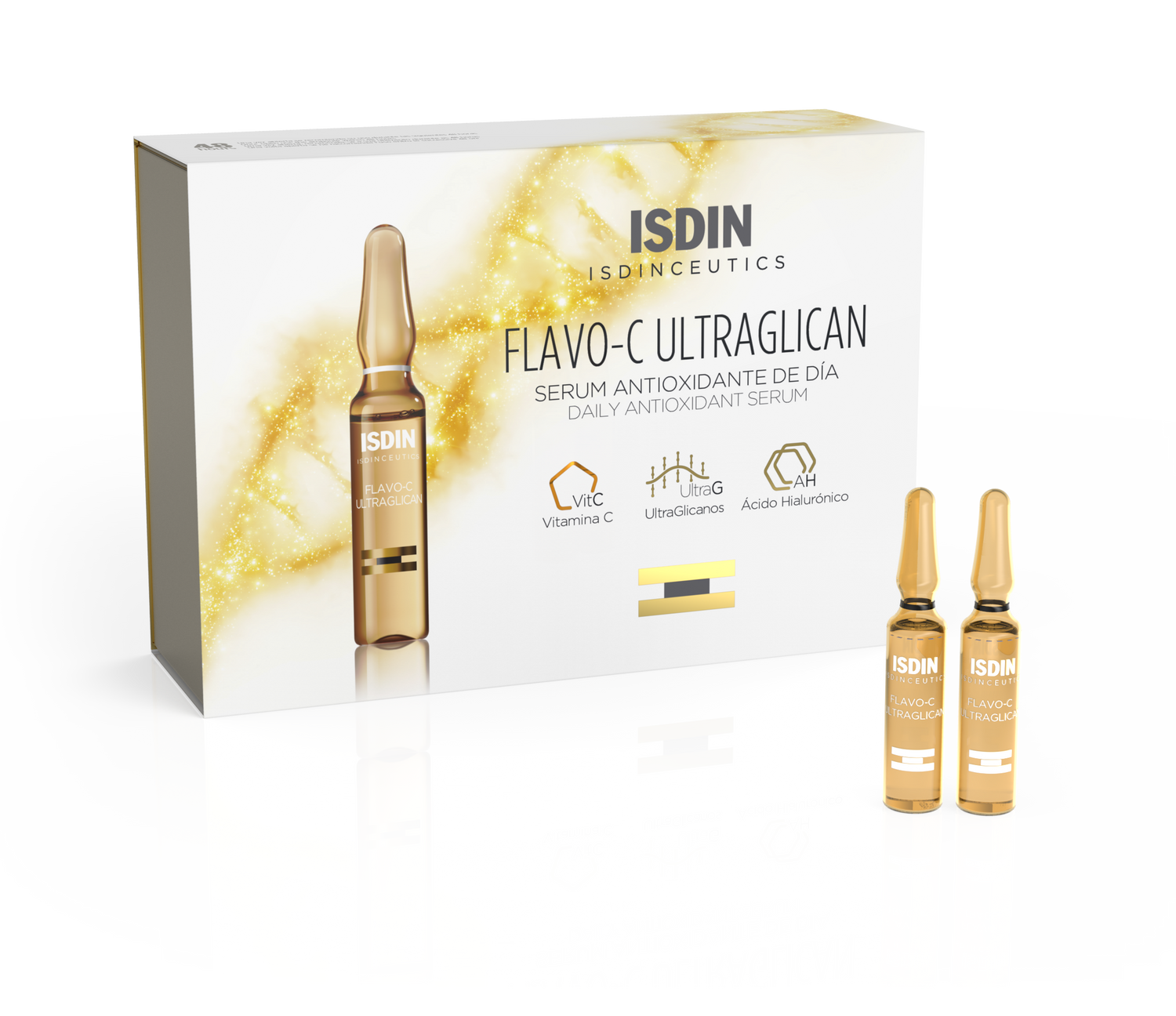 ISDIN Ceutics  Flavo-C Ultraglycan Day 10 ampules*2ml سيروم فيتامين سي النهاري