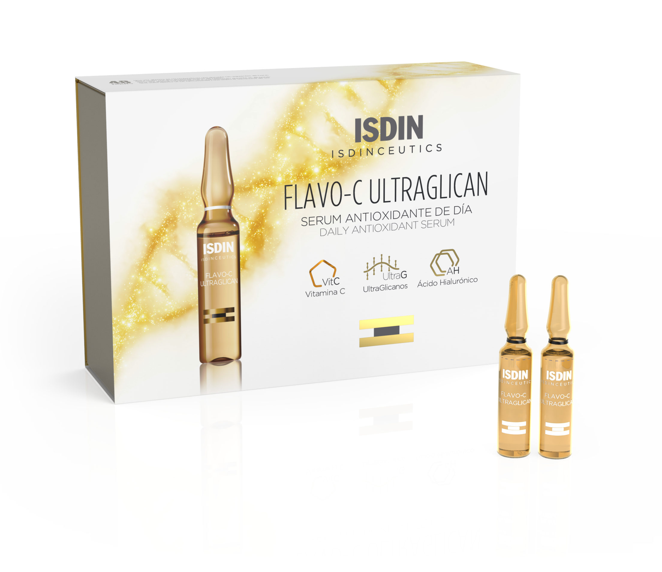 ISDIN Ceutics  Flavo-C Ultraglycan Day 10 ampules*2ml سيروم فيتامين سي النهاري