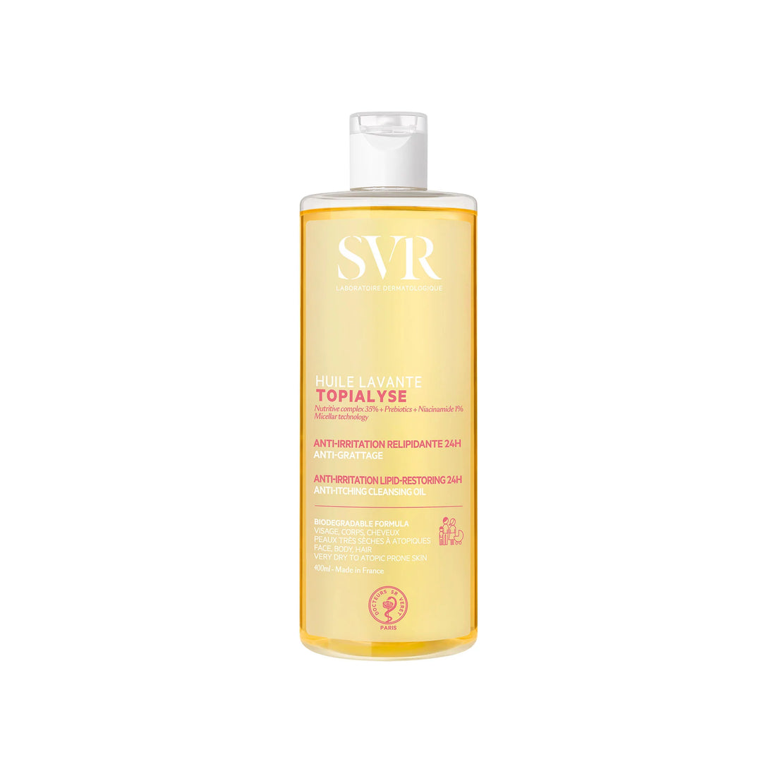 SVR Topialyse Cleansing Oil 400ml غسول زيتي للبشرة الجافة و الحساسة