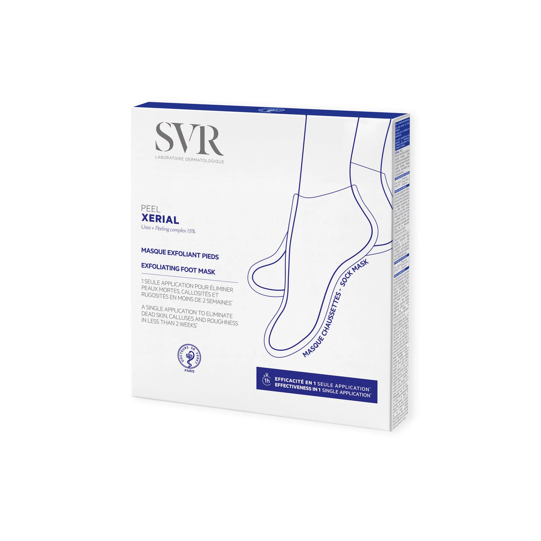 SVR Xerial Peel Exfoliating Foot Mask 1 Pc قناع قدم مقشر ومرطب