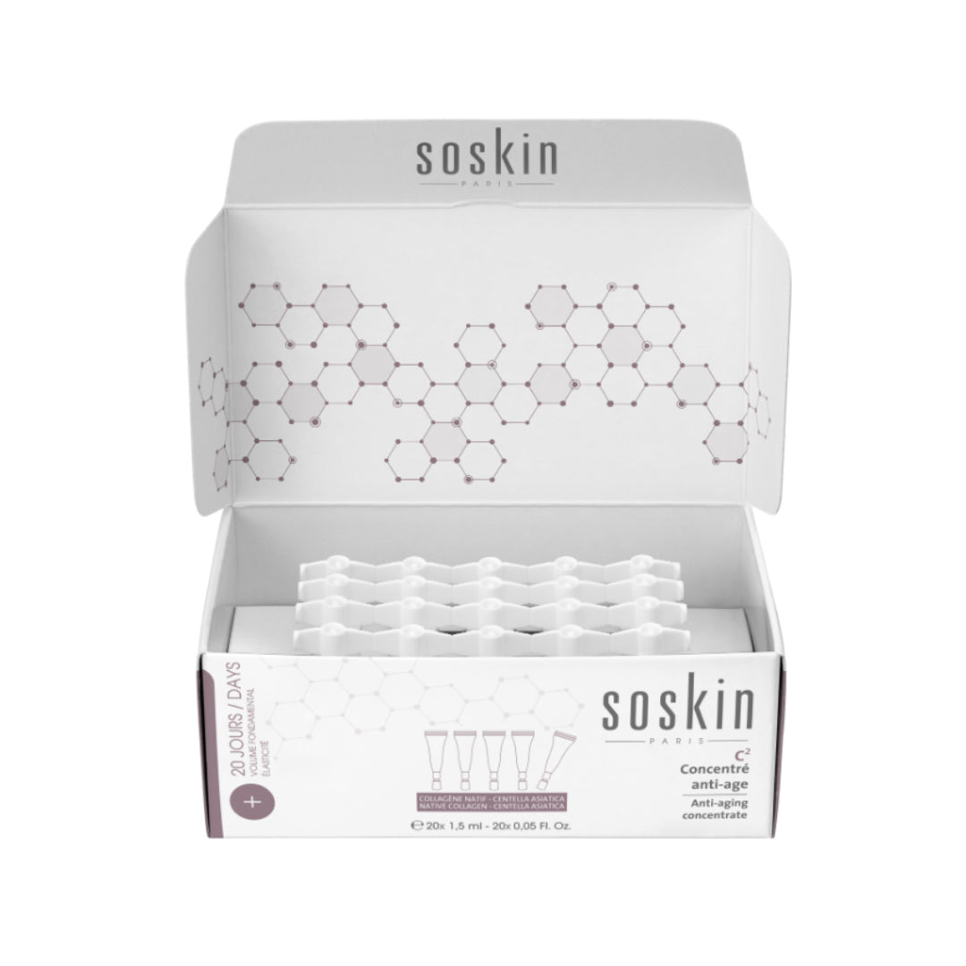 Soskin Anti-Aging Collagen Concentrate Ampoule 20*1.5ml امبولات كولاجين