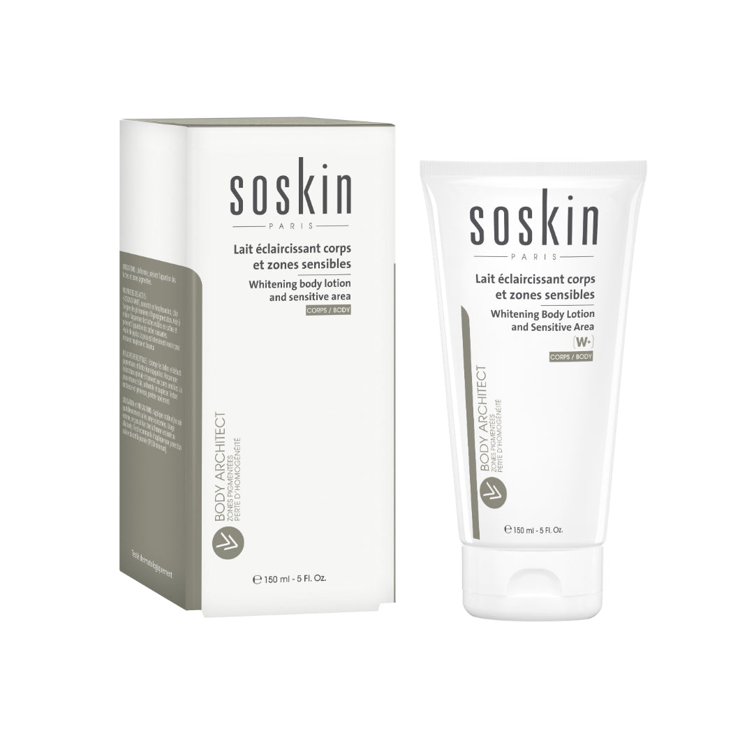 Soskin Body &amp; Sensitve Area Whitening Lotion 150ml لوشن مفتح للجسم والمناطق الحساسة