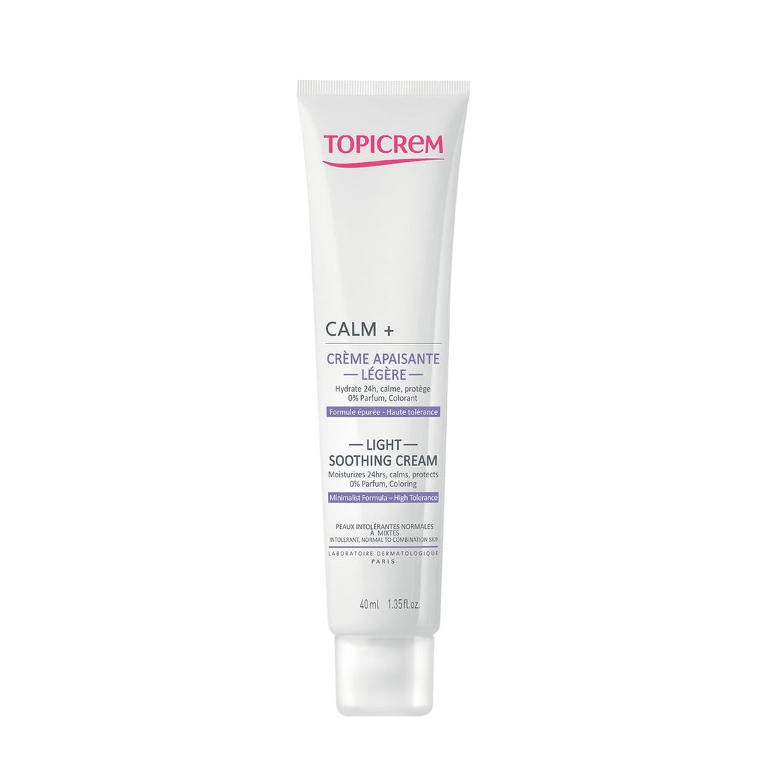 Topicrem Calm+ Soothing Light Cream 40ml كريم مرطب للبشرة المختلطة الحساسة