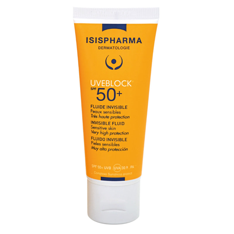 Isis Pharma Uveblock Spf50+ Invisible Fluid 40ml واقي شمس