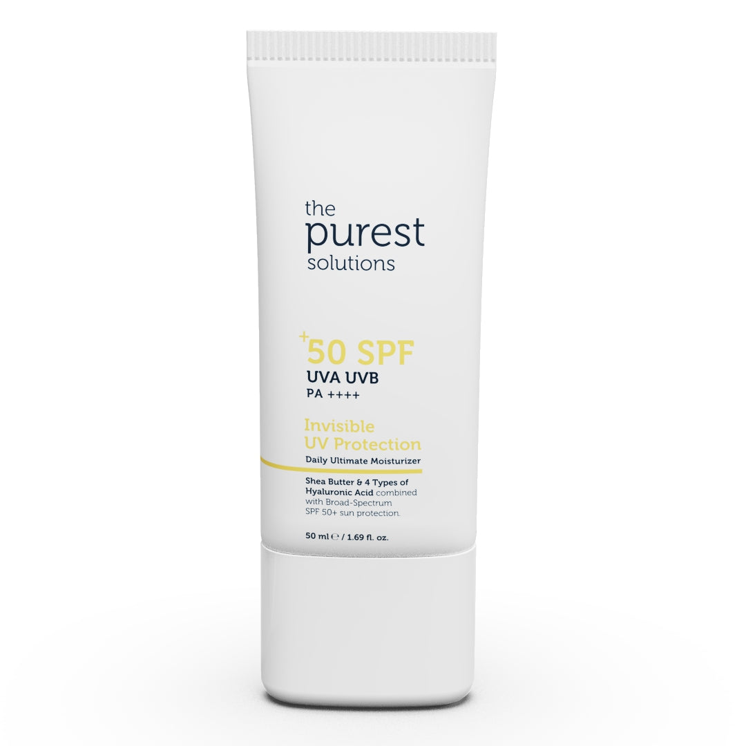 The Purest Solutions Spf50+ Invisible Cream 50ml واقي شمس للبشرة الجافة