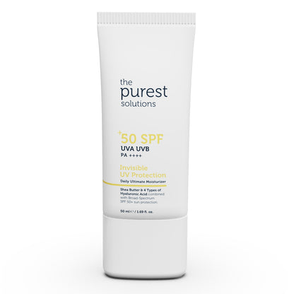 The Purest Solutions Spf50+ Invisible Cream 50ml واقي شمس للبشرة الجافة