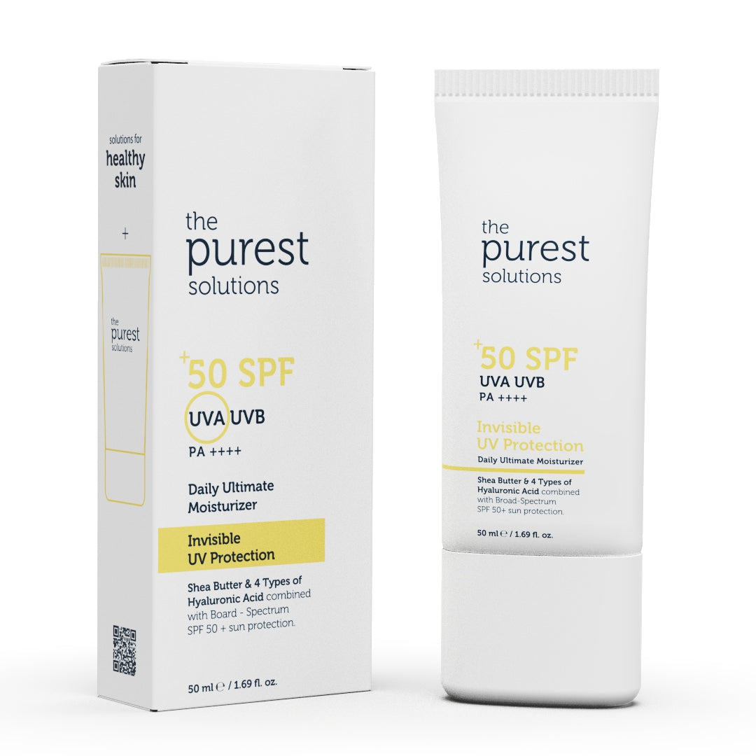 The Purest Solutions Spf50+ Invisible Cream 50ml واقي شمس للبشرة الجافة