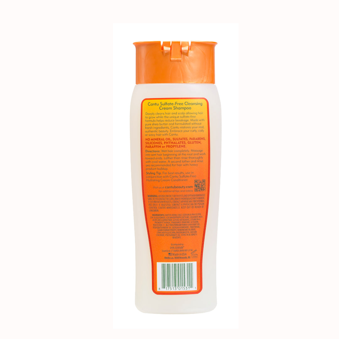 Cantu Cleansing Cream Shampoo 400ml شامبو رغوي للشعر الكيرلي والجاف