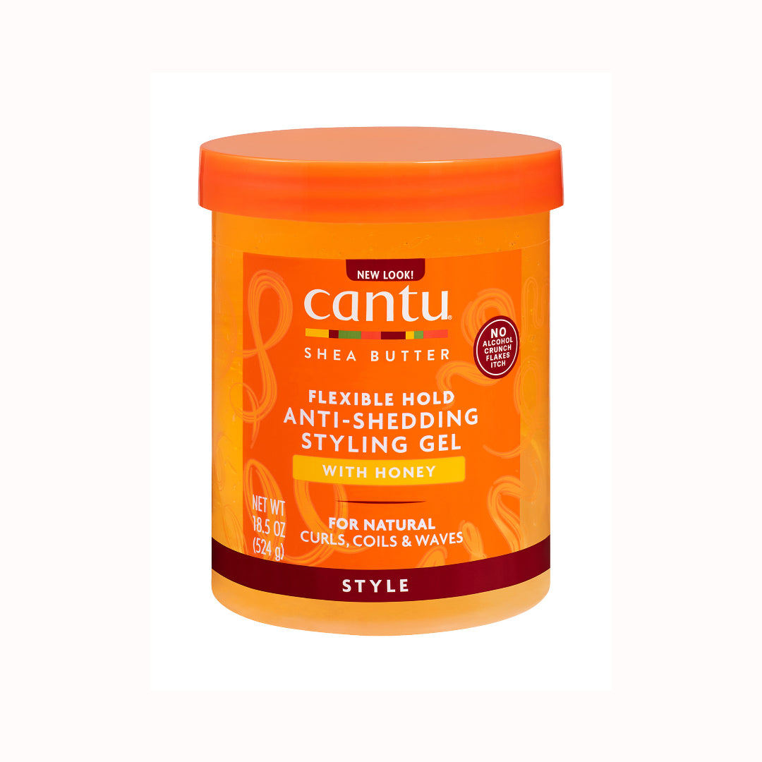 Cantu Honey Styling Gel 524g جل زبدة الشيا والعسل لتصفيف الشعر