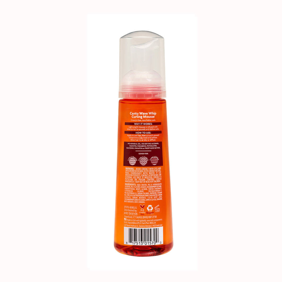 Cantu Wave Whip Curling Mousse 248ml موس للشعر الكيرلي