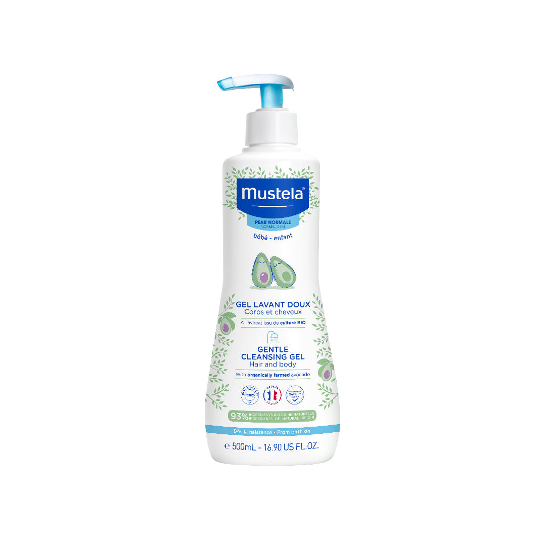 Mustela Gentle Cleansing Gel 500ml غسول جل للاطفال للجسم و الشعر