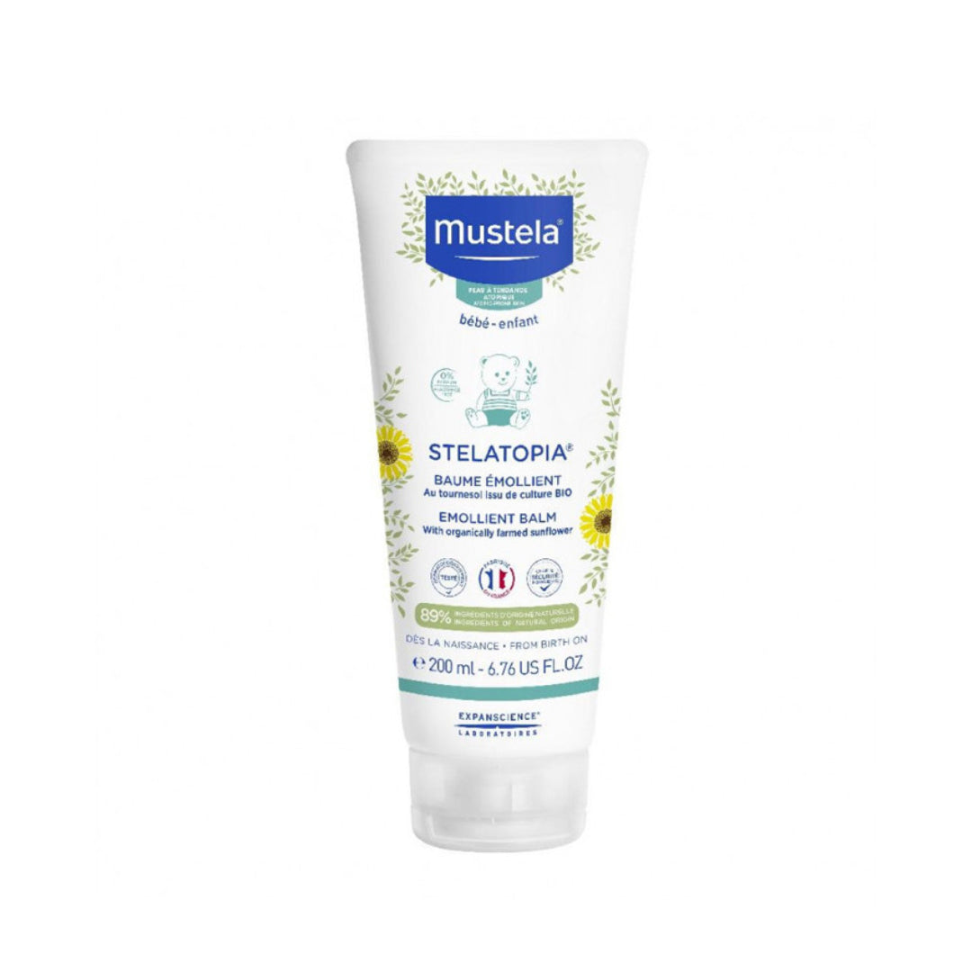 Mustela Stelatopia Emollient Balm 200ml  كريم مرطب للاطفال و الرضع