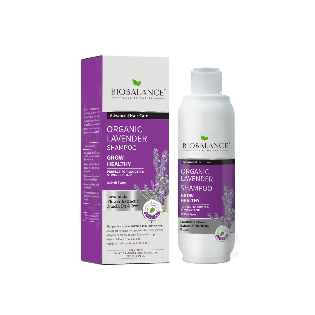 Biobalance  Organic Lavander Shampoo Perfect 330ml شامبو اللافندر للشعر التالف