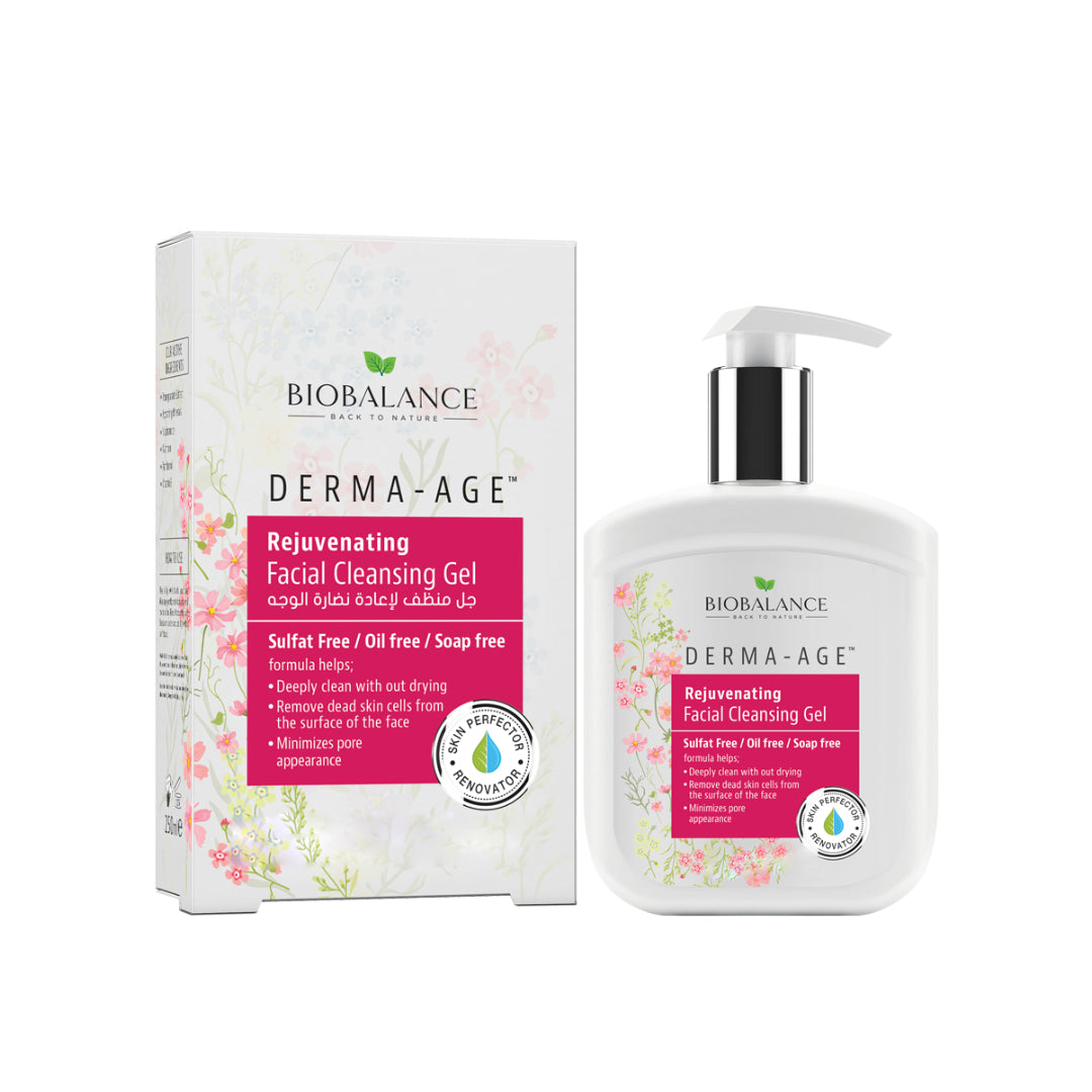 Biobalance Derma-age Rejuvenating Facial Cleansing Gel 250ml جل منظف للبشرة المرهقة