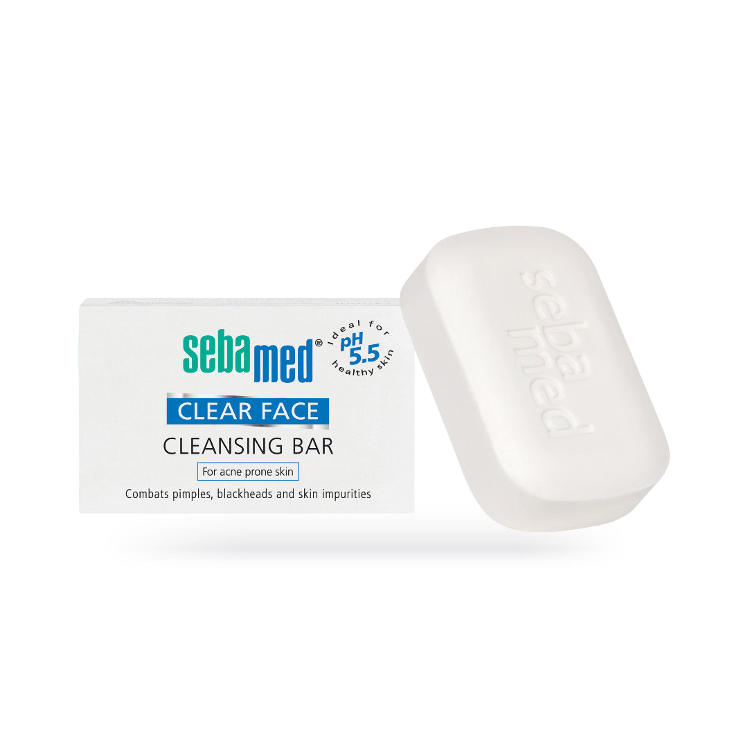 Sebamed Clear Face Cleansing Bar 100 g صابون منظف للبشرة الدهنية