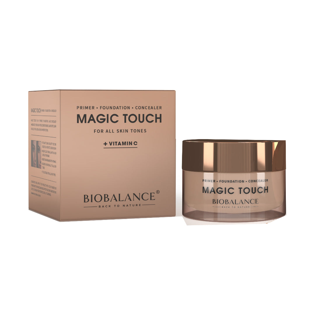 Bio Balance Magic Touch Primer · Foundation · Concealer 30ml كريم اساس لتوحيد لون البشرة