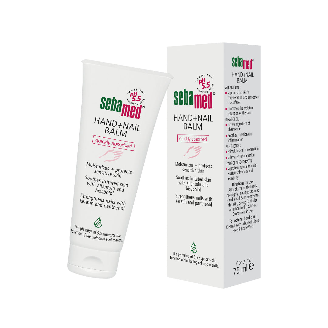 Sebamed Hand &amp; Nail Moisturizing Balm 75 ml بلسم مرطب لليدين و الأظافر