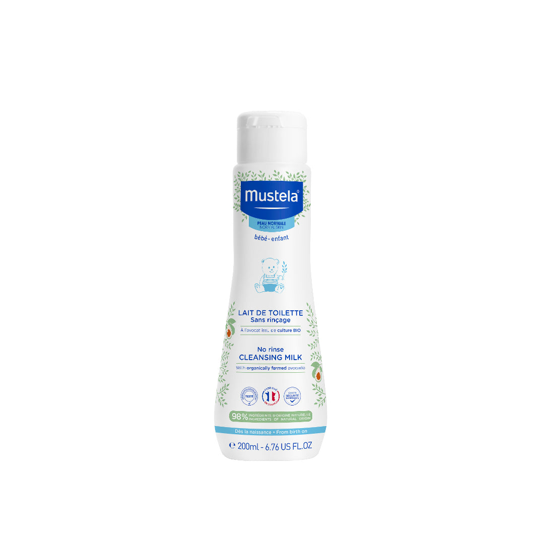 Mustela No Rinse Cleansing Milk 200ml  حليب منظف للاطفال بدون شطف