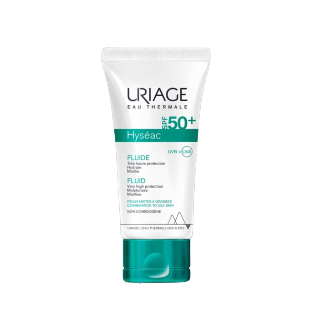 Uriage Hyseac Spf50+ Fluid 50ml واقي شمس للبشرة الدهنية