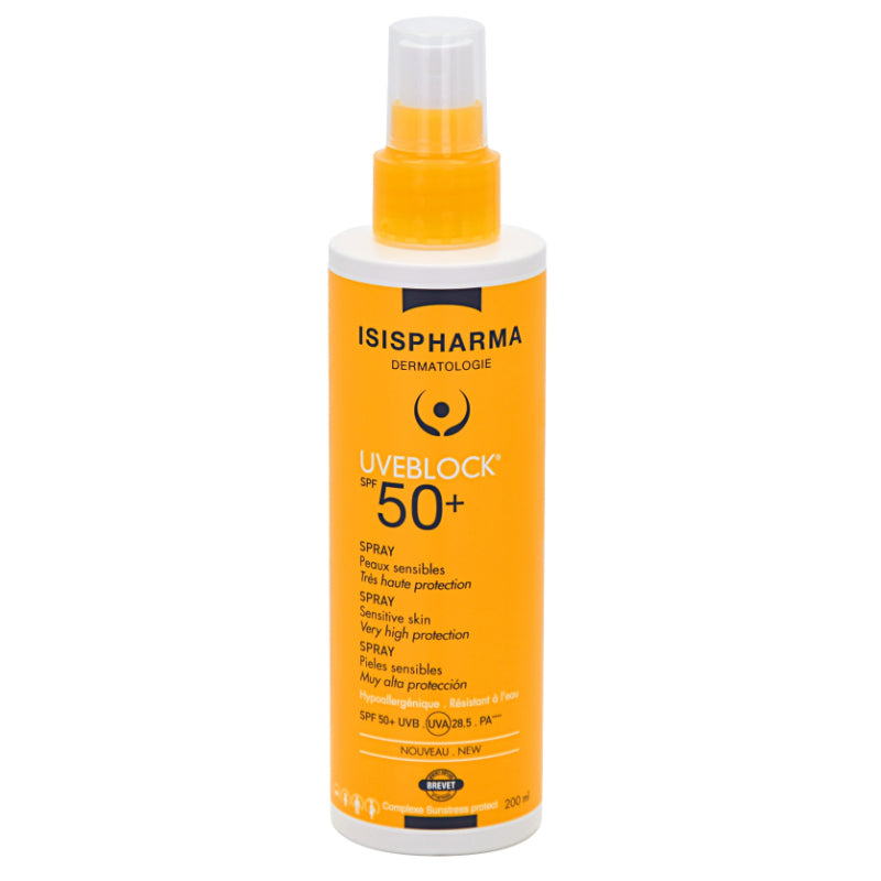 Isis Pharma Uveblock Spf50+ Spray 200ml سبراي واقي شمس