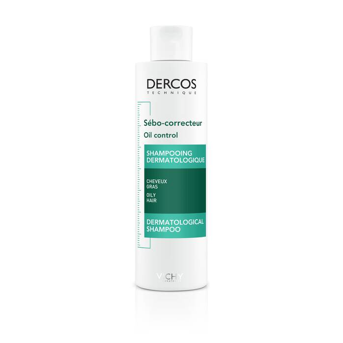 Vichy Dercos Oil Control Shampoo 200ml شامبو للتحكم بالإفراز الدهني