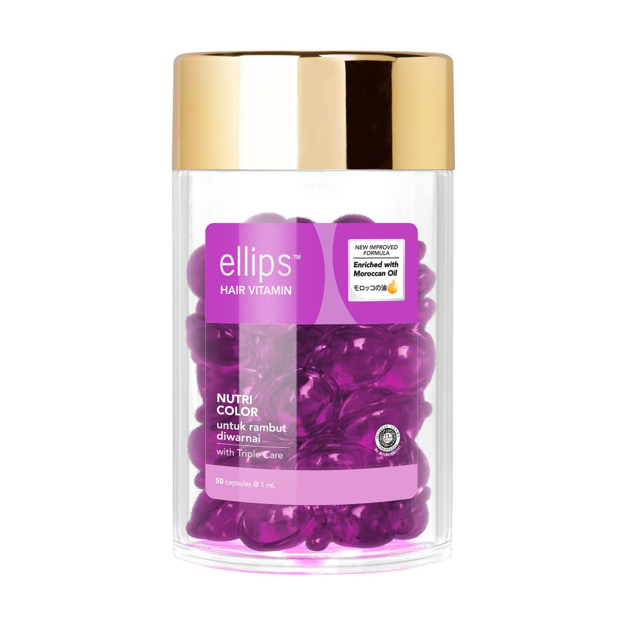 Ellips Hair Vitamin Nutri Color Jar 50 Pcs كبسولات فيتامين للشعر