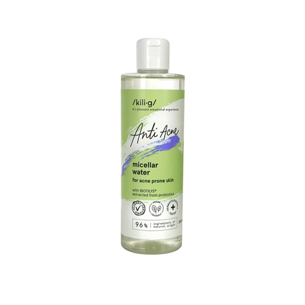 Kili.g Anti Acne Micellar Water 250ml ماء ميسيلار مضاد لحب الشباب